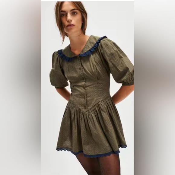 Free People Dresses & Skirts - FREE PEOPLE Need To Know Mini Dress Army Combo size 2
